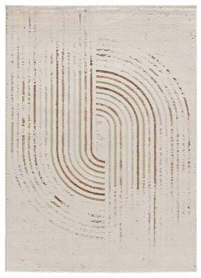 ALFOMBRA NÓRDICA CON RELIEVE CANDELA 2299 CREMA