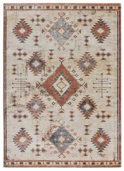 ALFOMBRA ÉTNICA PARMA 54553 MULTICOLOR