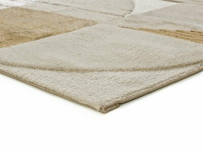 ALFOMBRA GEOMÉTRICA EN RELIEVE 4509 MULTICOLOR