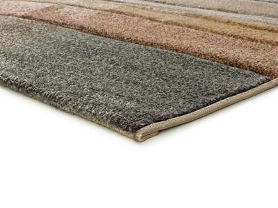 ALFOMBRA GEOMÉTRICA EN RELIEVE 40324 MULTICOLOR