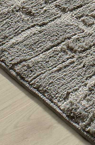 ALFOMBRA NÓRDICA RELIEVE LIMA 3503 PLATA
