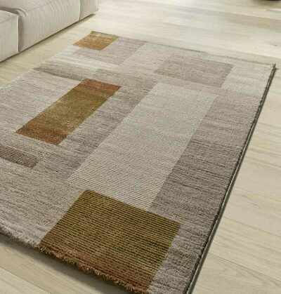 ALFOMBRA GEOMÉTRICA EN RELIEVE 4510 MULTICOLOR