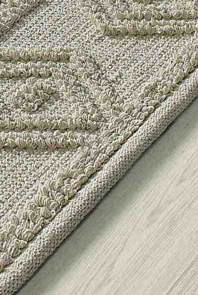 ALFOMBRA DE ALGODÓN RECICLADO PAMUK 1111 CREMA
