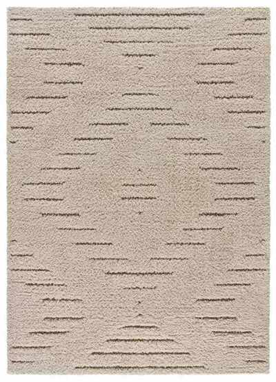 ALFOMBRA NÓRDICA DE PELO LARGO 80366 CREMA