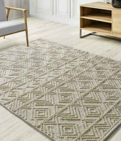 ALFOMBRA DE ALGODÓN RECICLADO PAMUK 1115 CREMA