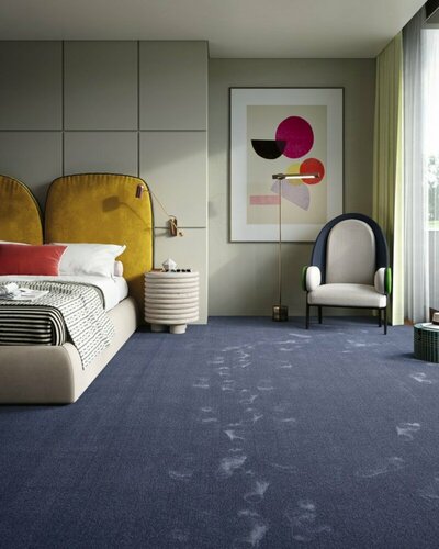 ALFOMBRA A MEDIDA DELICATE 82 AZUL