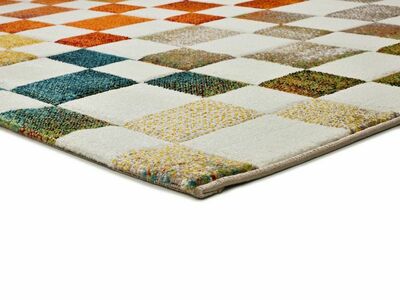 ALFOMBRA GEOMÉTRICA 40411 MULTICOLOR