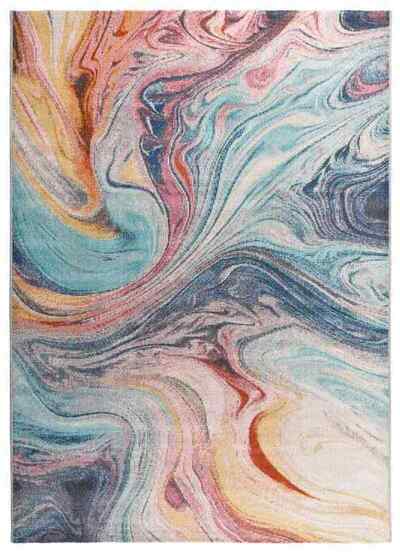 ALFOMBRA DE EXTERIOR ABSTRACTA 54572 MULTICOLOR