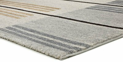 ALFOMBRA ÉTNICA 12929 BGE/GRIS
