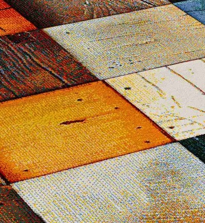 ALFOMBRA GEOMÉTRICA 40406 MULTICOLOR
