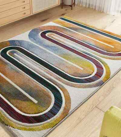 ALFOMBRA GEOMÉTRICA 40403 MULTICOLOR
