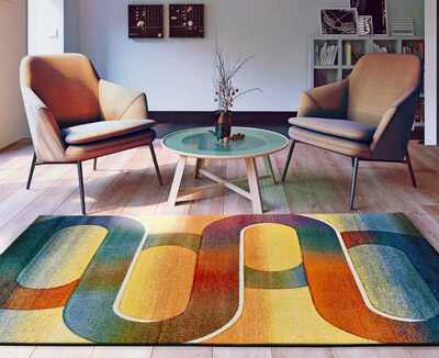 ALFOMBRA GEOMÉTRICA 40405 MULTICOLOR