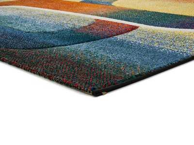 ALFOMBRA GEOMÉTRICA 40405 MULTICOLOR