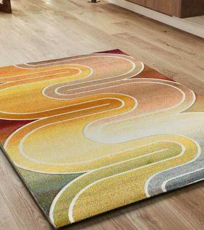 ALFOMBRA GEOMÉTRICA 40408 MULTICOLOR