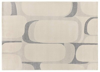 ALFOMBRA ABSTRACTA 12915 GRIS