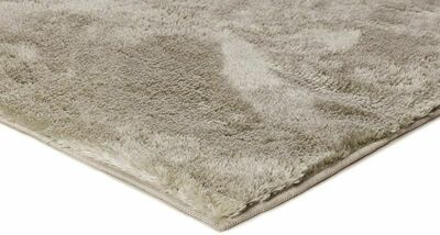 ALFOMBRA BEIGE DE PELO LARGO ROMA (antideslizante)
