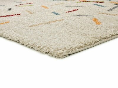 ALFOMBRA MODERNA DE PELO LARGO 8825 MULTICOLOR