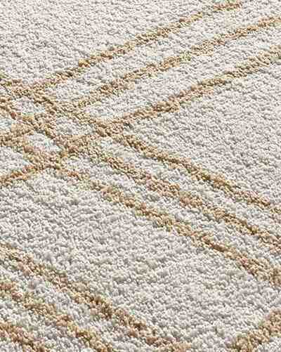 ALFOMBRA DE PELO LARGO 8808 BEIGE