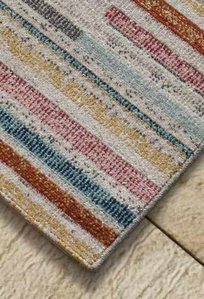 ALFOMBRA DE EXTERIOR A RAYAS 54573 MULTICOLOR