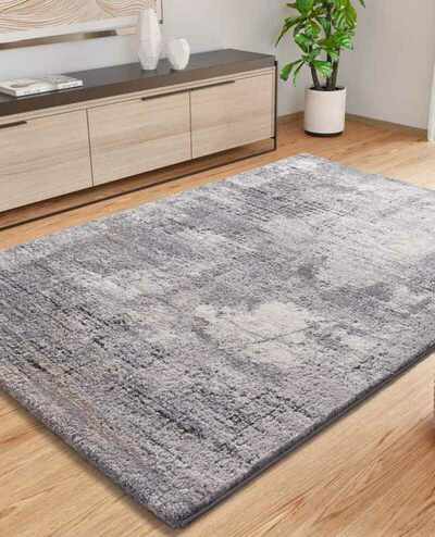 ALFOMBRA SHAGGY ABSTRACTA 9060 GRIS