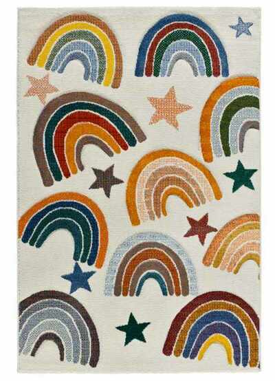 ALFOMBRA INFANTIL ARCO IRIS 40364 MULTICOLOR