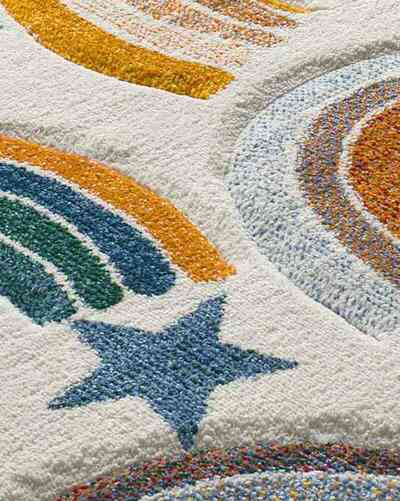 ALFOMBRA INFANTIL ARCO IRIS 40364 MULTICOLOR