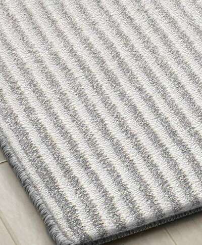 ALFOMBRA GEOMÉTRICA CON RELIEVE 12943 GRIS