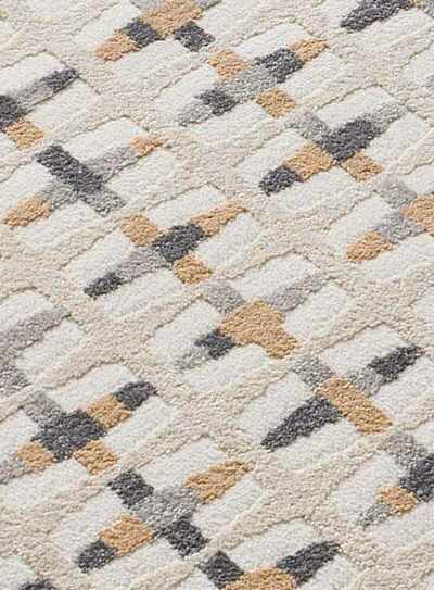 ALFOMBRA GEOMÉTRICA CON RELIEVE 12949 MULTICOLOR
