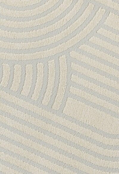ALFOMBRA MODERNA CON RELIEVE 12963 GRIS PLATA
