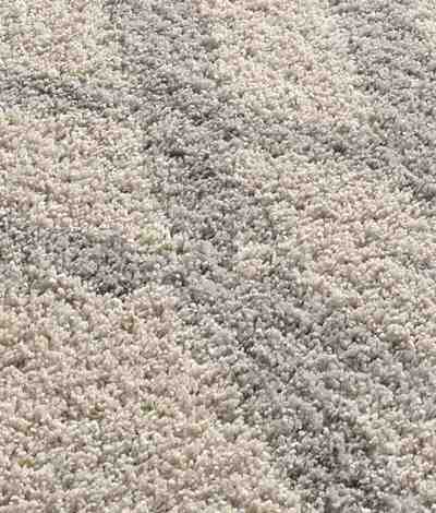 ALFOMBRA DE PELO LARGO 8817 GRIS PLATA