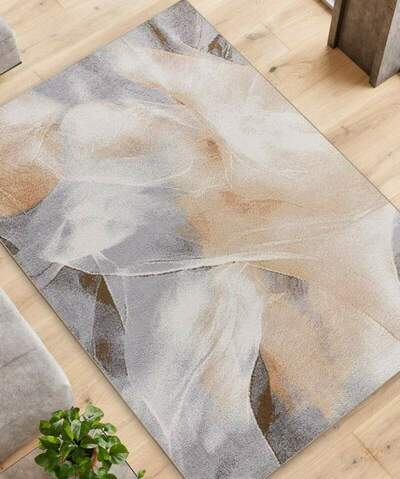 ALFOMBRA ABSTRACTA AYDIN 6164 GRIS