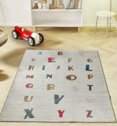 ALFOMBRA INFANTIL LAVABLE ABECEDARIO 24082 MULTICOLOR