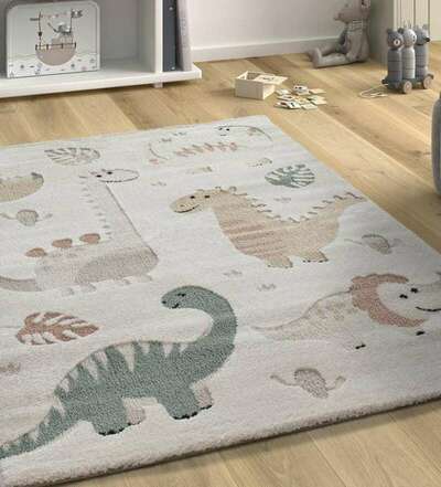 ALFOMBRA INFANTIL DINOSAURIOS 2351 MULTICOLOR