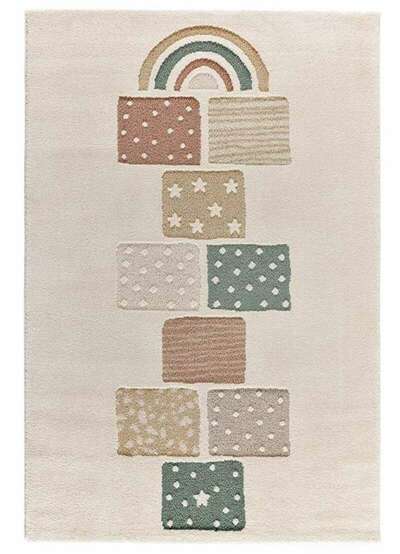 ALFOMBRA INFANTIL CON RELIEVE 2365 MULTICOLOR