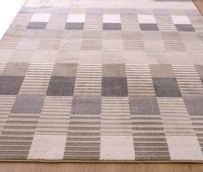 ALFOMBRA GEOMÉTRICA 50 BEIGE