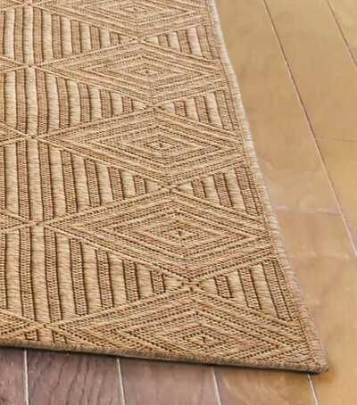 ALFOMBRA MODERNA LINE 75 MARRÓN