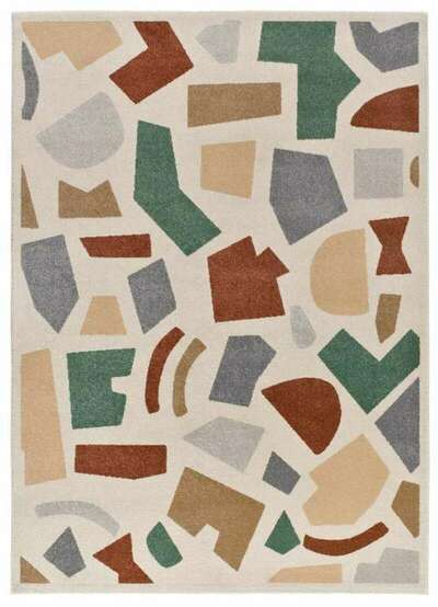 ALFOMBRA GEOMÉTRICA 12926 MULTICOLOR