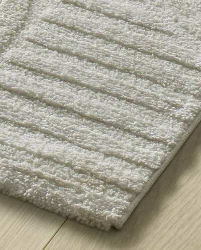 ALFOMBRA NÓRDICA EN RELIEVE 54406 BLANCO