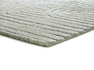 ALFOMBRA NÓRDICA EN RELIEVE 54406 GRIS PLATA