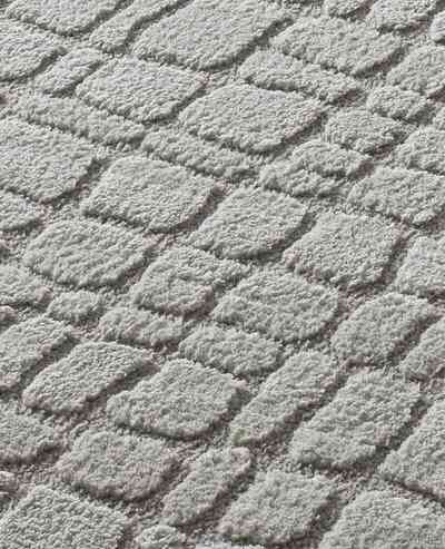 ALFOMBRA NÓRDICA EN RELIEVE 13 GRIS