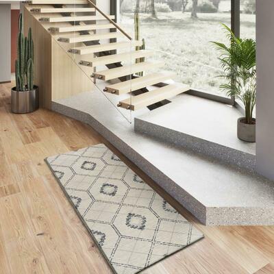 ALFOMBRA GEOMÉTRICA 16806 AZUL