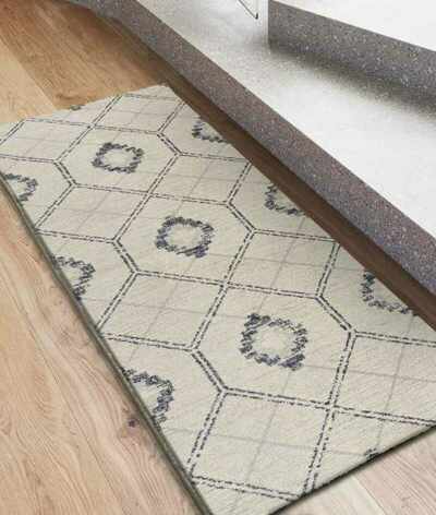 ALFOMBRA GEOMÉTRICA 16806 AZUL