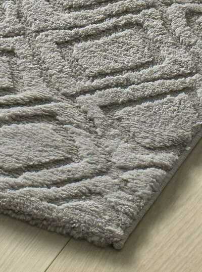 ALFOMBRA NÓRDICA EN RELIEVE 111 GRIS