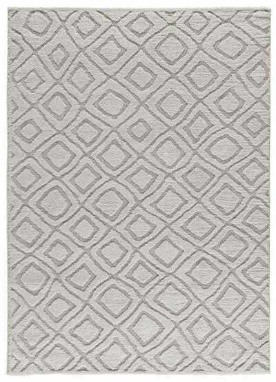ALFOMBRA NÓRDICA EN RELIEVE 111 GRIS