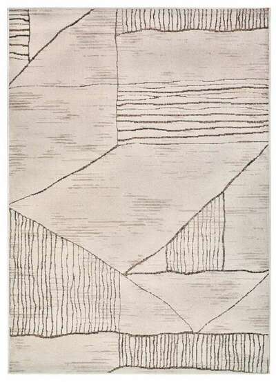 ALFOMBRA ÉTNICA 54003 CREMA