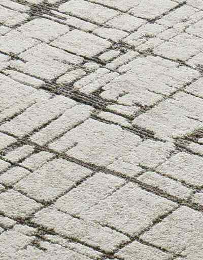 ALFOMBRA MODERNA 28001 CREMA