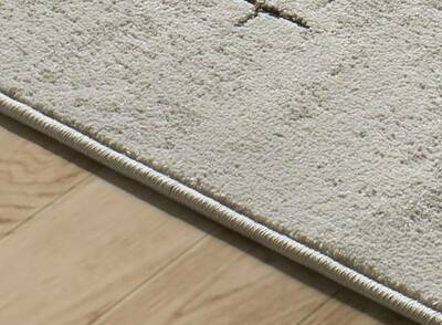 ALFOMBRA MODERNA 28001 CREMA