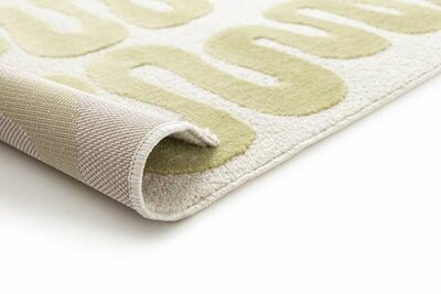 ALFOMBRA GEOMÉTRICA 25409 VERDE