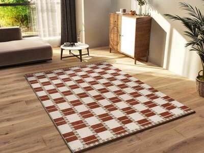 ALFOMBRA GEOMÉTRICA 13016 CALDERA