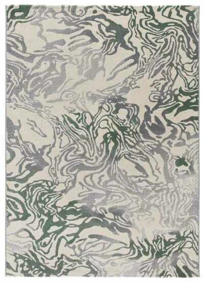 ALFOMBRA ABSTRACTA 13004 VERDE